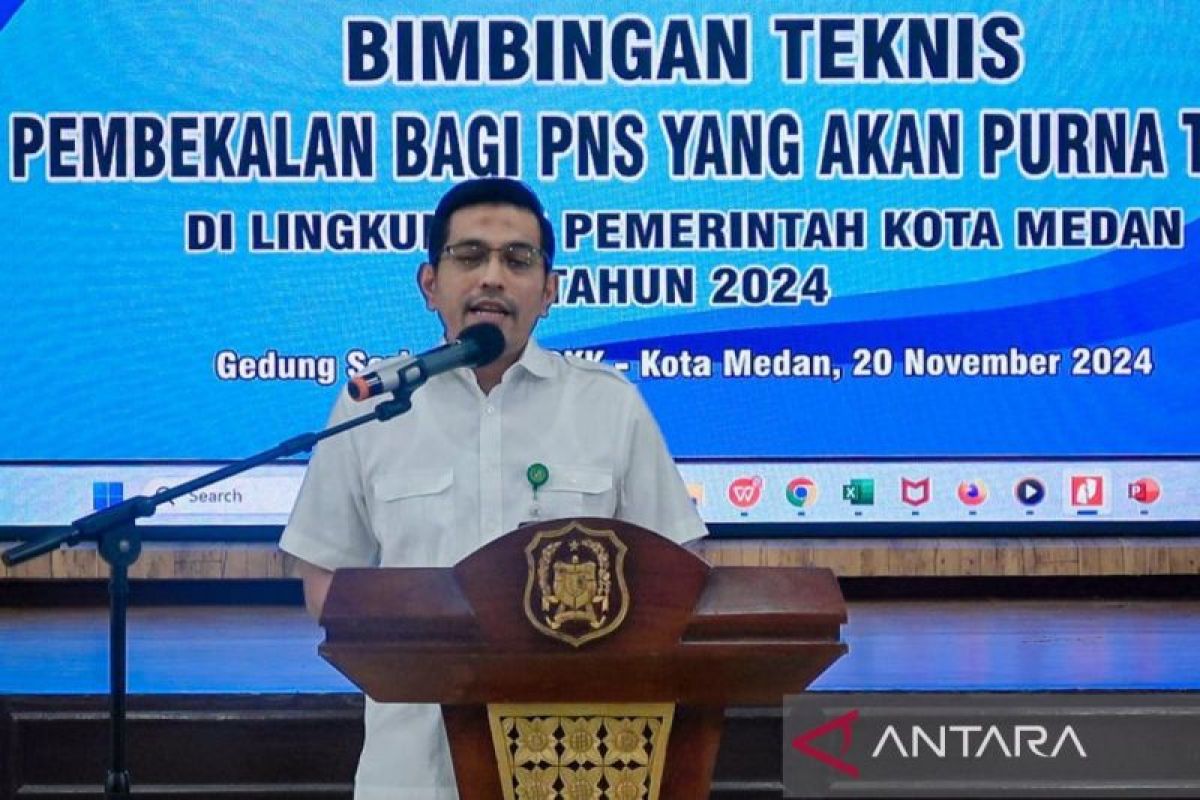 350 PNS Medan jelang purna tugas  ikuti bimtek pembekalan pensiun