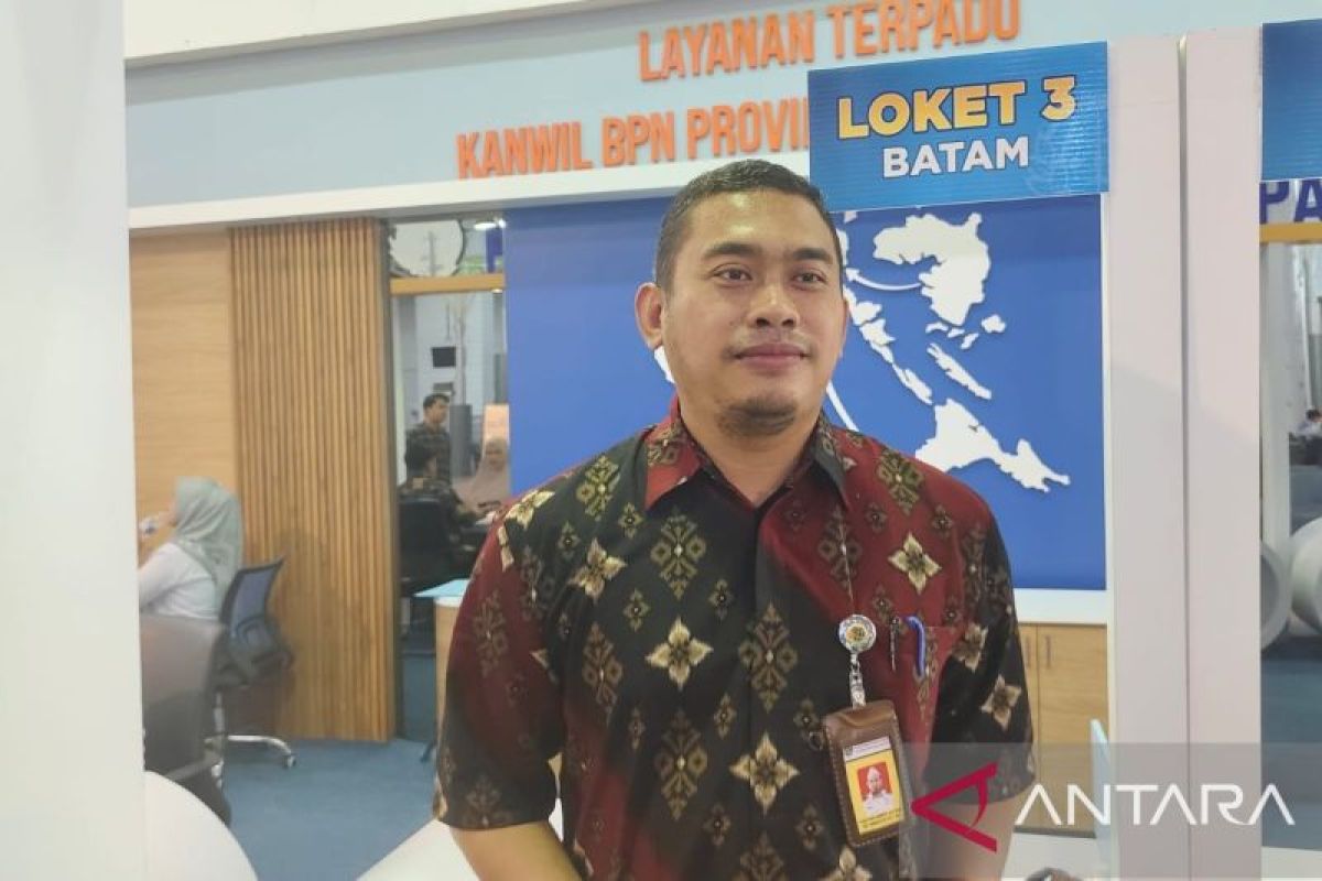 BPN Batam catat 15 ribu sertifikat tanah telah elektronik