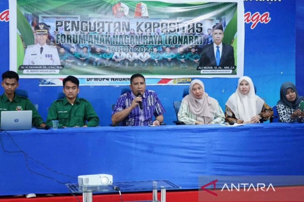 Pemkab Nagan Raya latih pengurus forum anak