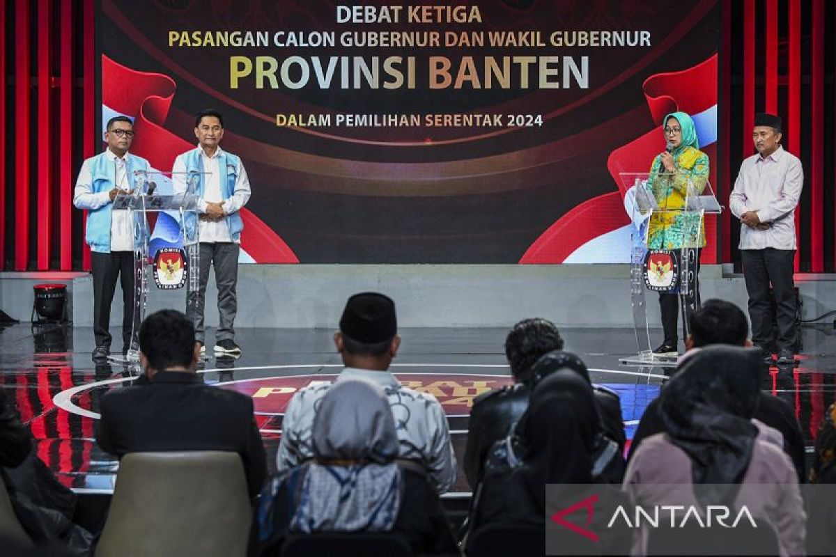 Debat ketiga Pilkada Banten