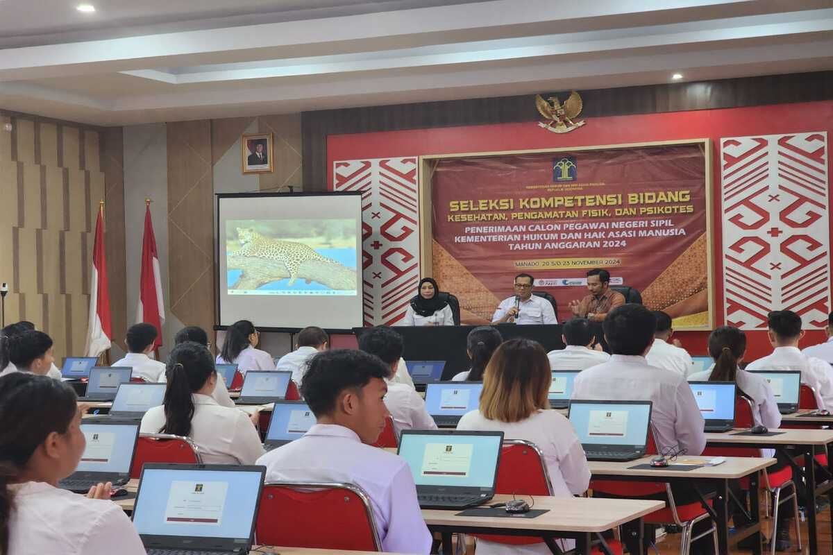 Kemenkumham Sulut sebut kelulusan seleksi CPNS hasil usaha sendiri