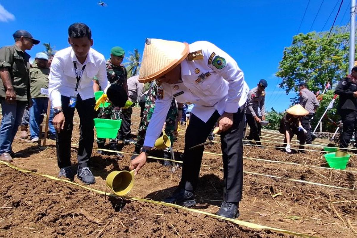 Pj Gubernur Malut hadiri peluncuran gugus tugas Polri ketahanan pangan