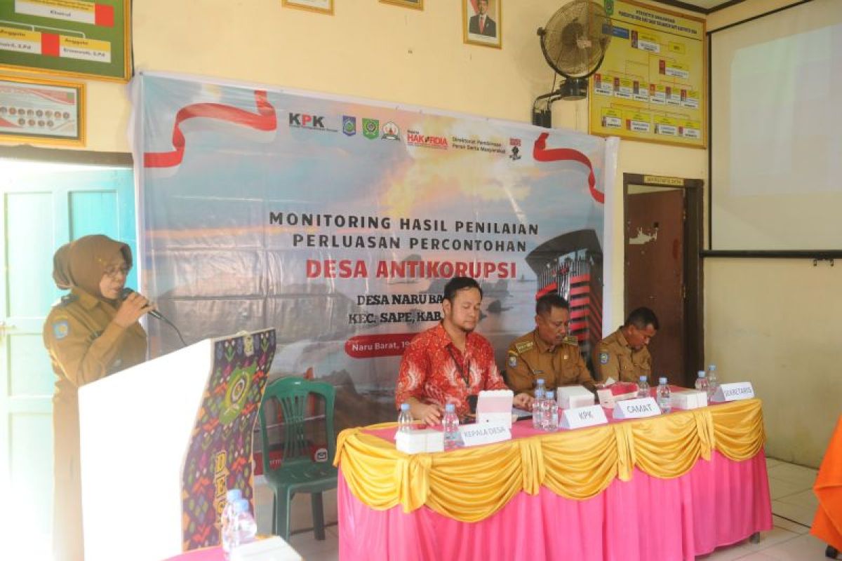 Desa Naru Barat Bima jadi percontohan desa antikorupsi