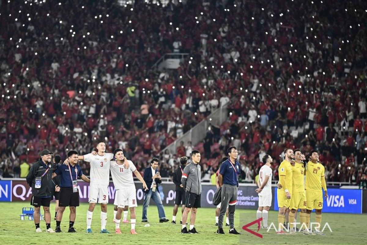 Timnas Indonesia naik peringkat FIFA usai menang atas Arab Saudi