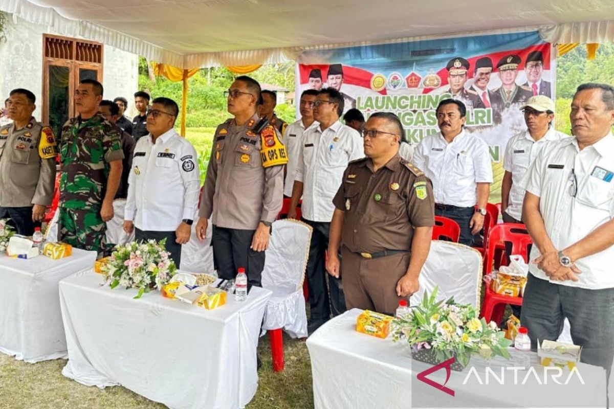 Polres Taput dukung program asta cita tingkatkan ketahanan pangan