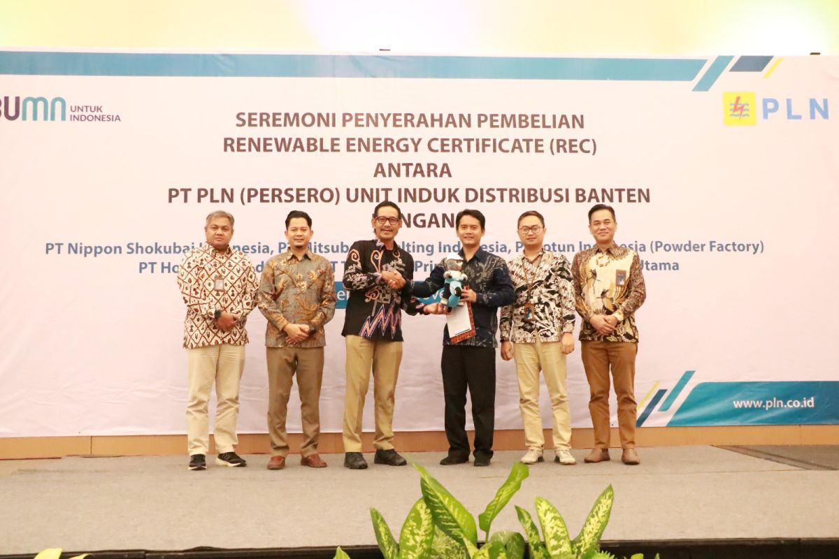 Satu juta REC terjual di Banten, komitmen pelanggan menuju energi hijau