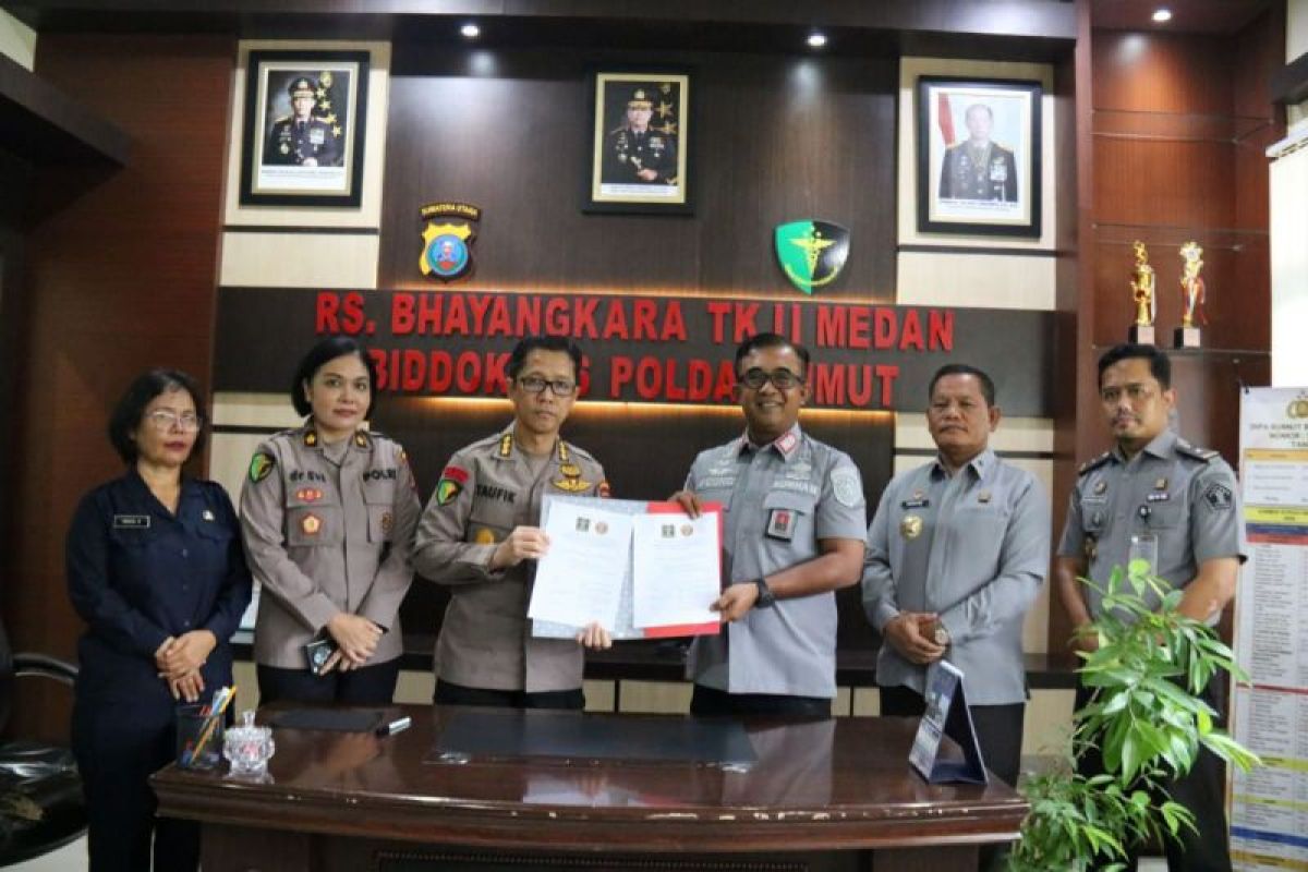 Kemenkumham Sumut-RS Bhayangkara nota kesepahaman seleksi cpns