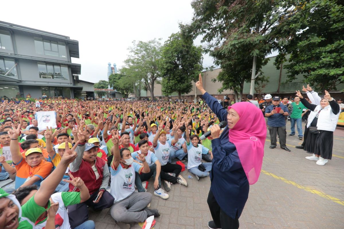 Khofifah ajak sukseskan Pilkada 2024 dengan damai dan 