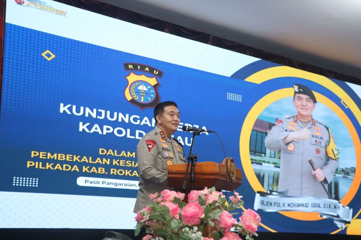 Kapolda Riau beri pembekalan kesiapan pengamanan pilkada di Rohul