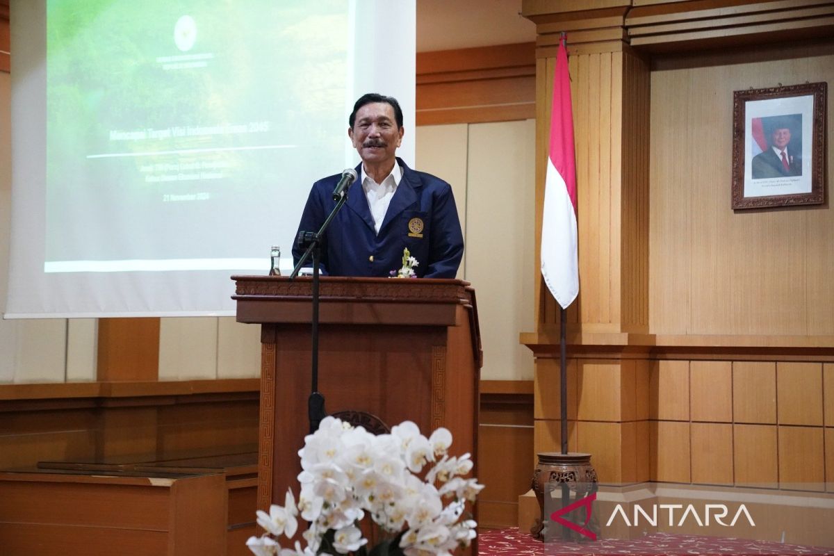 Luhut tegaskan kampus punya andil wujudkan Indonesia Emas 2045