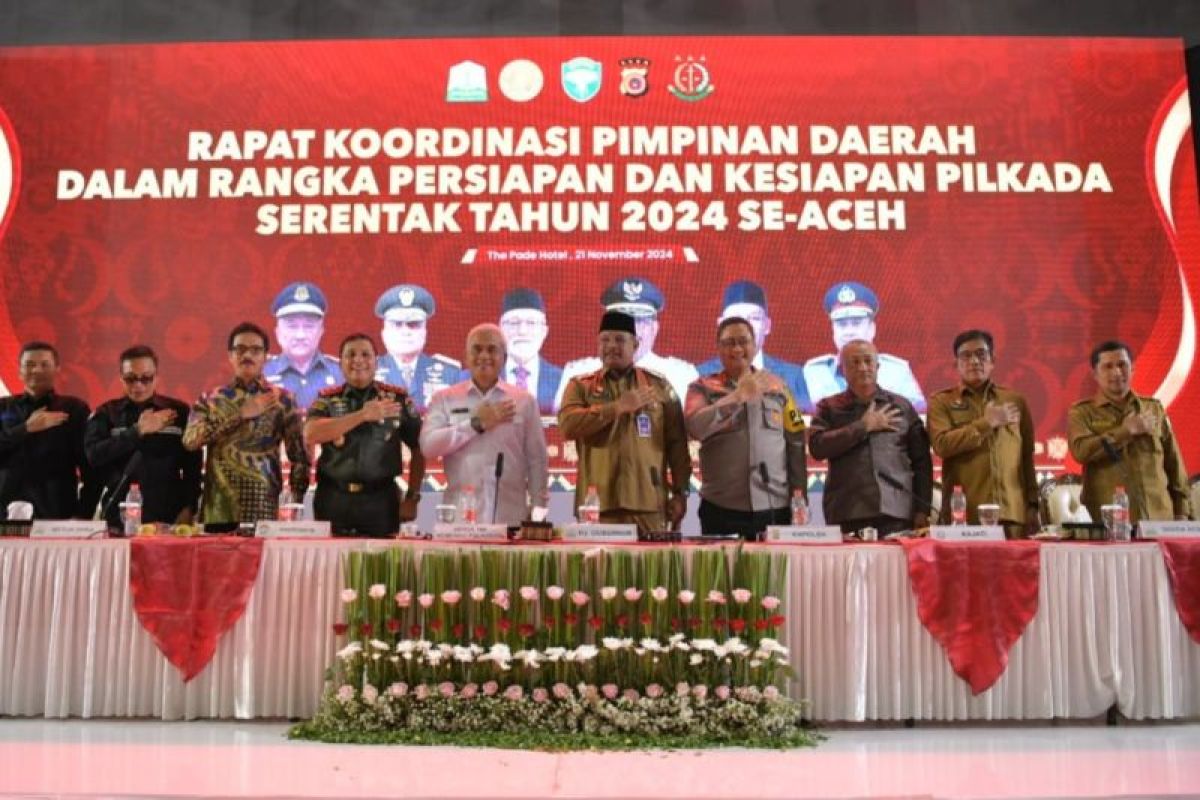 PJ Gubernur: Perlu sinergitas enam elemen untuk Pilkada Aceh 2024