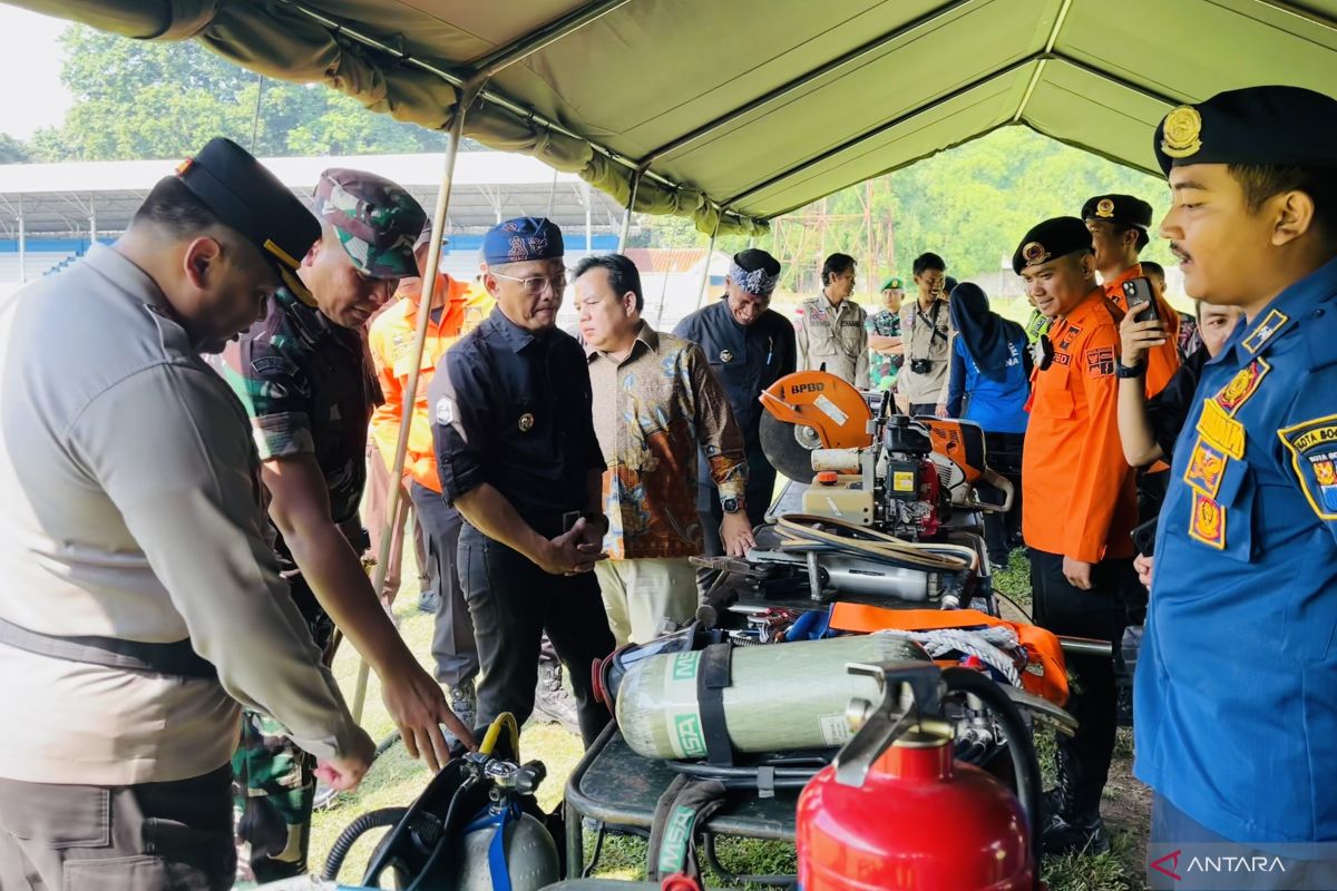 Forkopimda Kota Bogor gelar apel siaga hadapi bencana hidrometeorologi