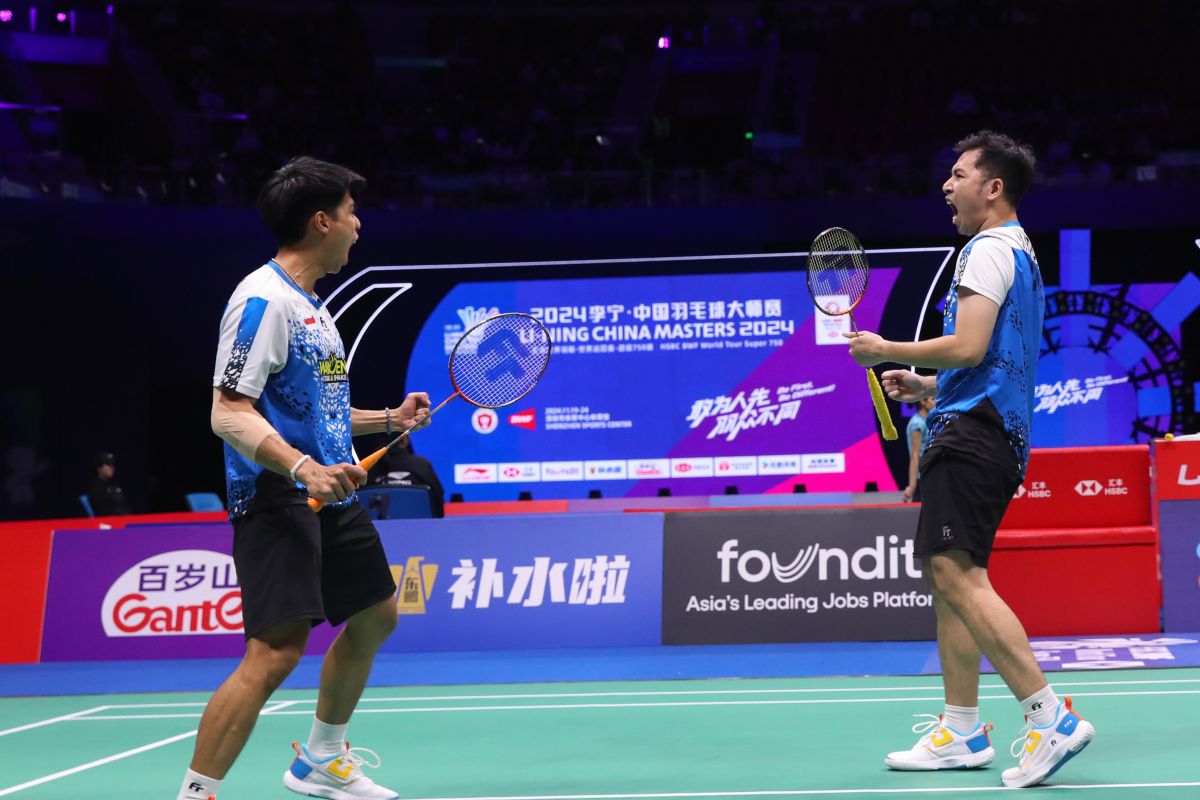 Taklukkan unggulan pertama, Sabar/Reza ke perempat final China Masters