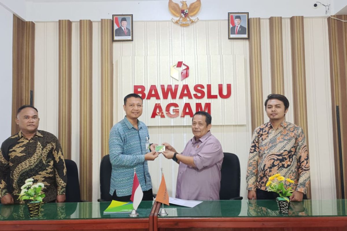 Bawaslu Agam gandeng BPJS Ketenagakerjaan untuk lindungi Pengawas Pemilu