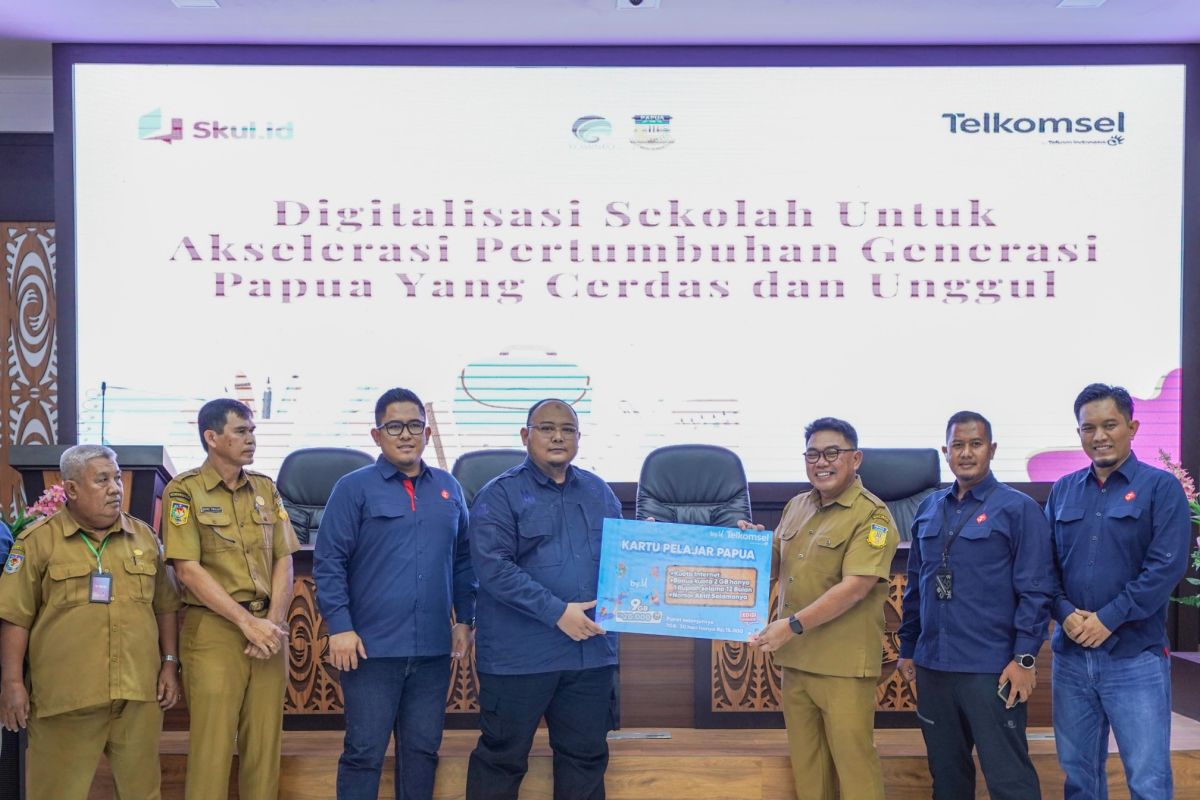 Telkomsel-Diskominfo Papua hadirkan platform Skul.Id dorong transformasi digital