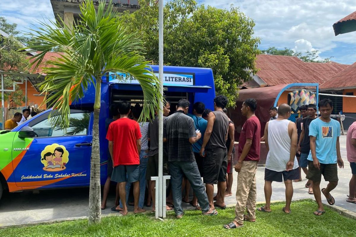 Dinas Perpustakaan Kabupaten Konawe gelar pekan literasi di Rutan Unaaha