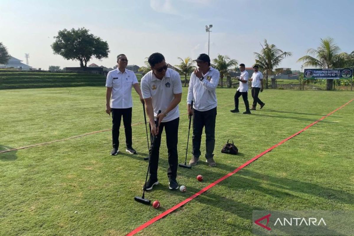 Sekda Badung buka Turnamen Gateball peringatan Hari Bakti Pekerjaan Umum Ke-79