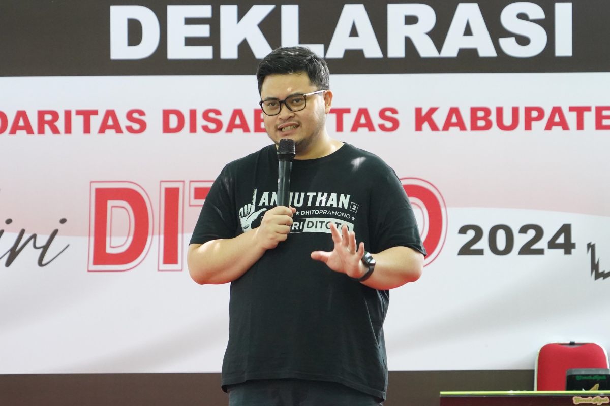 Calon Bupati Dhito janji wujudkan kemandirian usaha bagi anak difabel