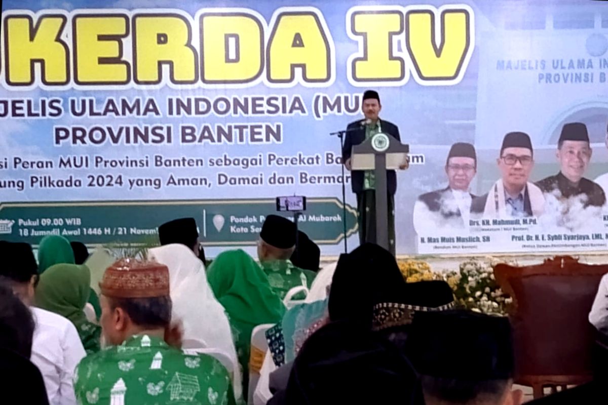 MUI Banten ajak ulama jadi penyejuk jelang Pilkada 2024