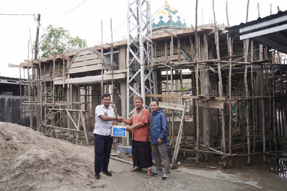 PT Timah renovasi Masjid Nurul Hibah Pangkalpinang