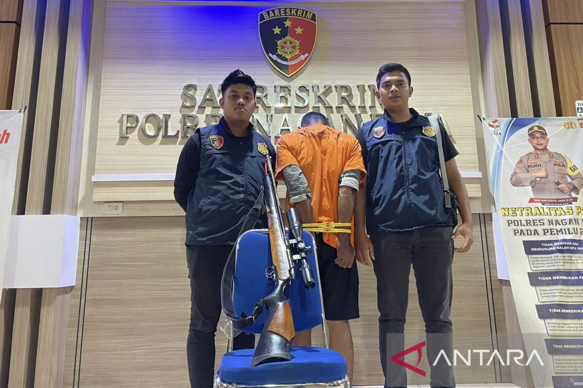 Polisi tangkap terduga pelaku penembakan warga di Nagan Raya