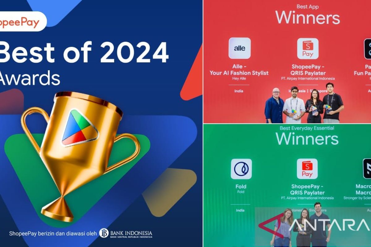 ShopeePay terima penghargaan “Best of 2024” dari Google Play