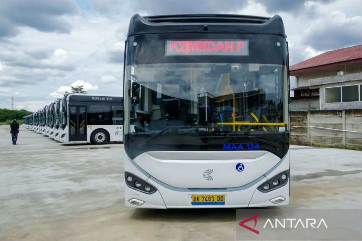 Dishub Kota Medan segera luncurkan 60 bus listrik baru