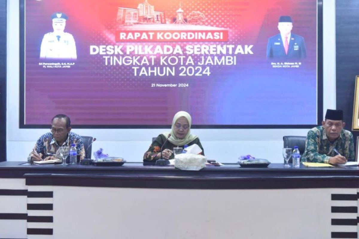 Pj Wali Kota Jambi cek kesiapan jajaran hadapi Pilkada 2024