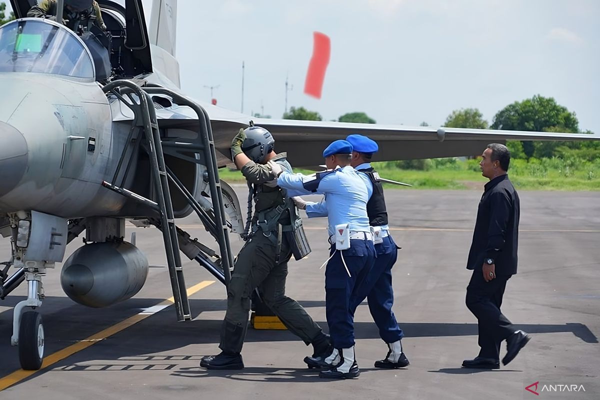 Kopasgat gelar latihan force down untuk tangani ancaman pesawat asing