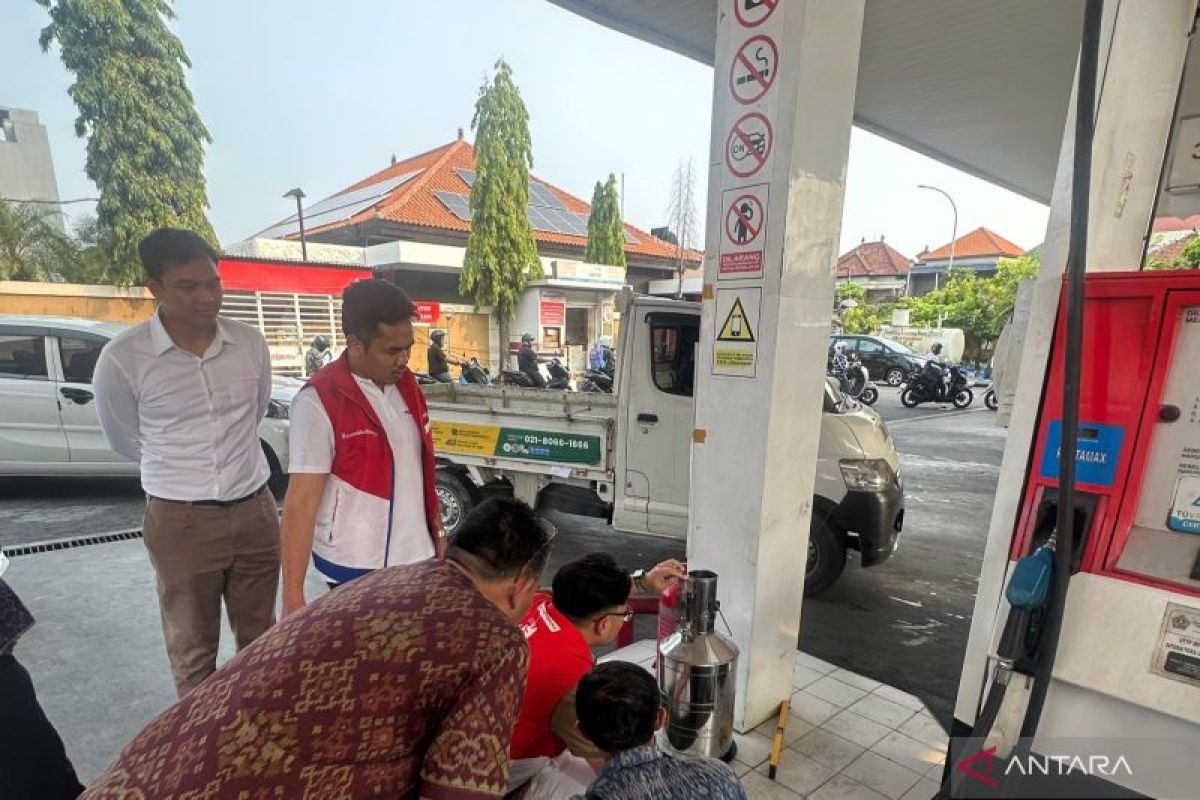 Pertamina periksa 214 SPBU di Bali untuk pastikan akurasi pengisian BBM