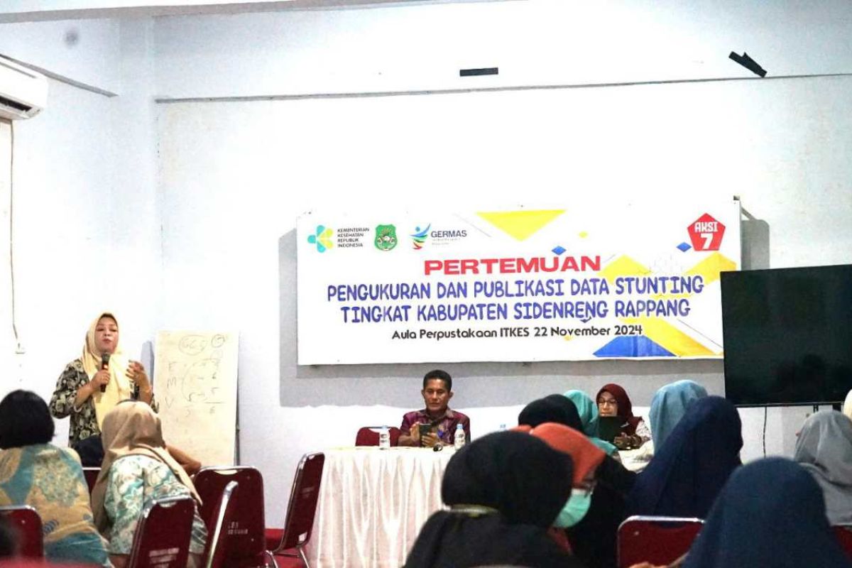 Angka stunting Sidrap turun 5,33 persen pada 2024 berdasarkan data e-PPGBM