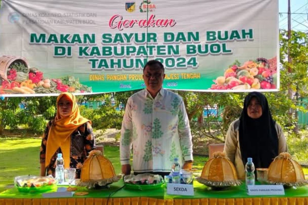 Masyarakat diajak untuk gemar makan sayur dan buah