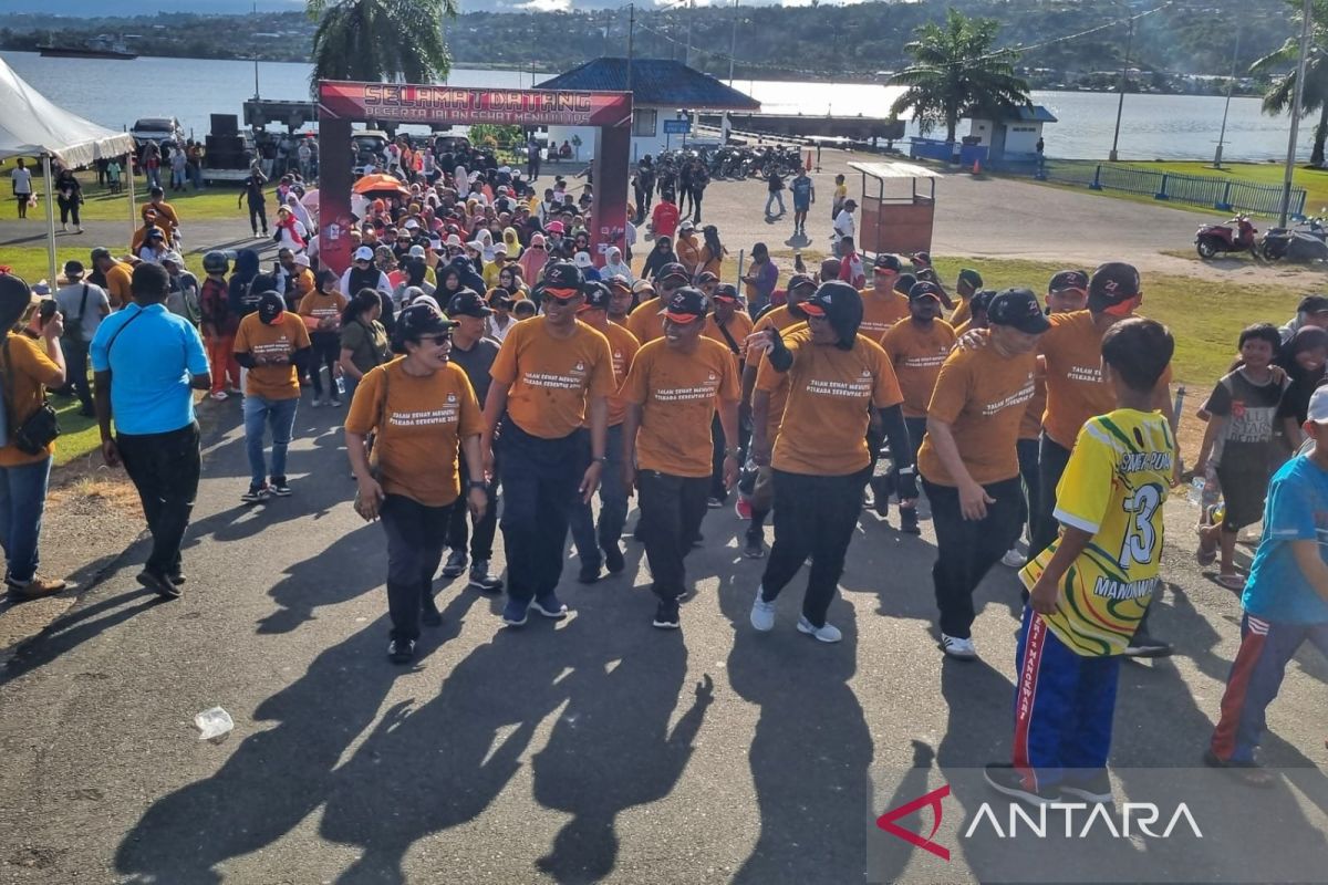 KPU Manokwari sosialisasi Pilkada damai dengan hiburan rakyat