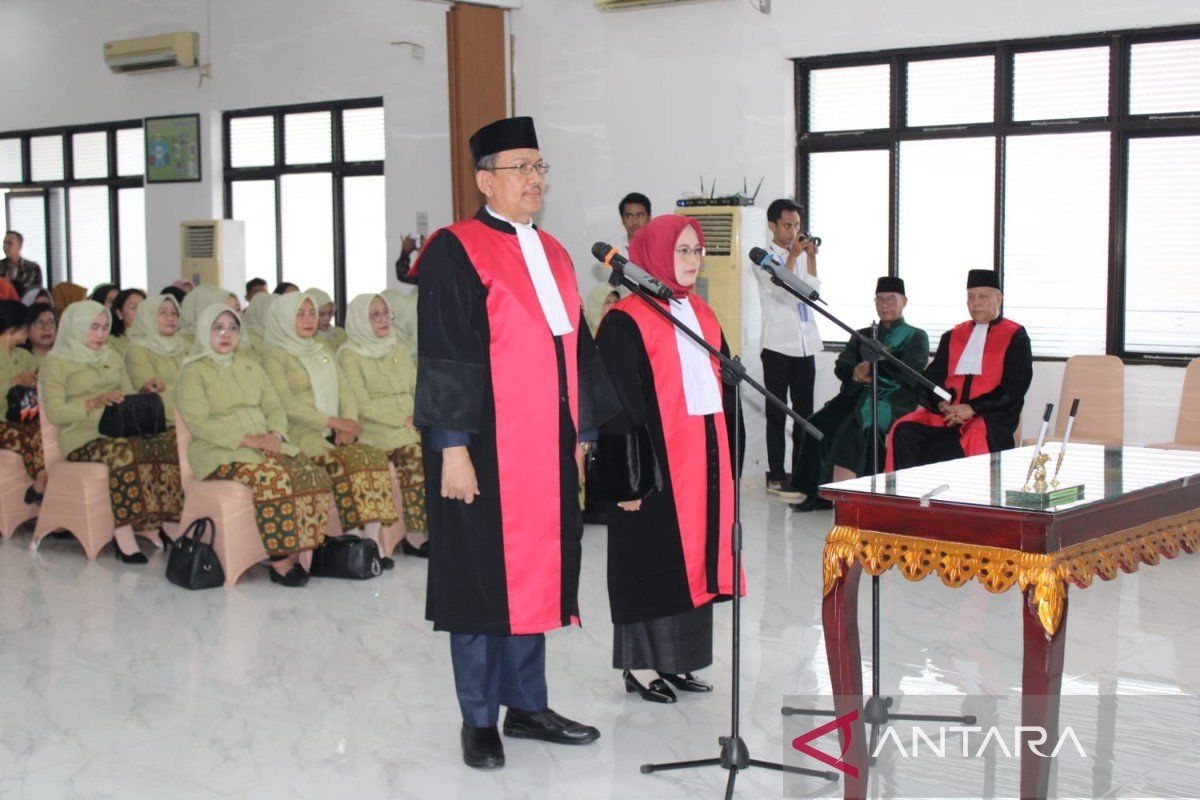 Agus Walujo Tjahjono resmi jabat Ketua PN Palembang Kelas IA Khusus