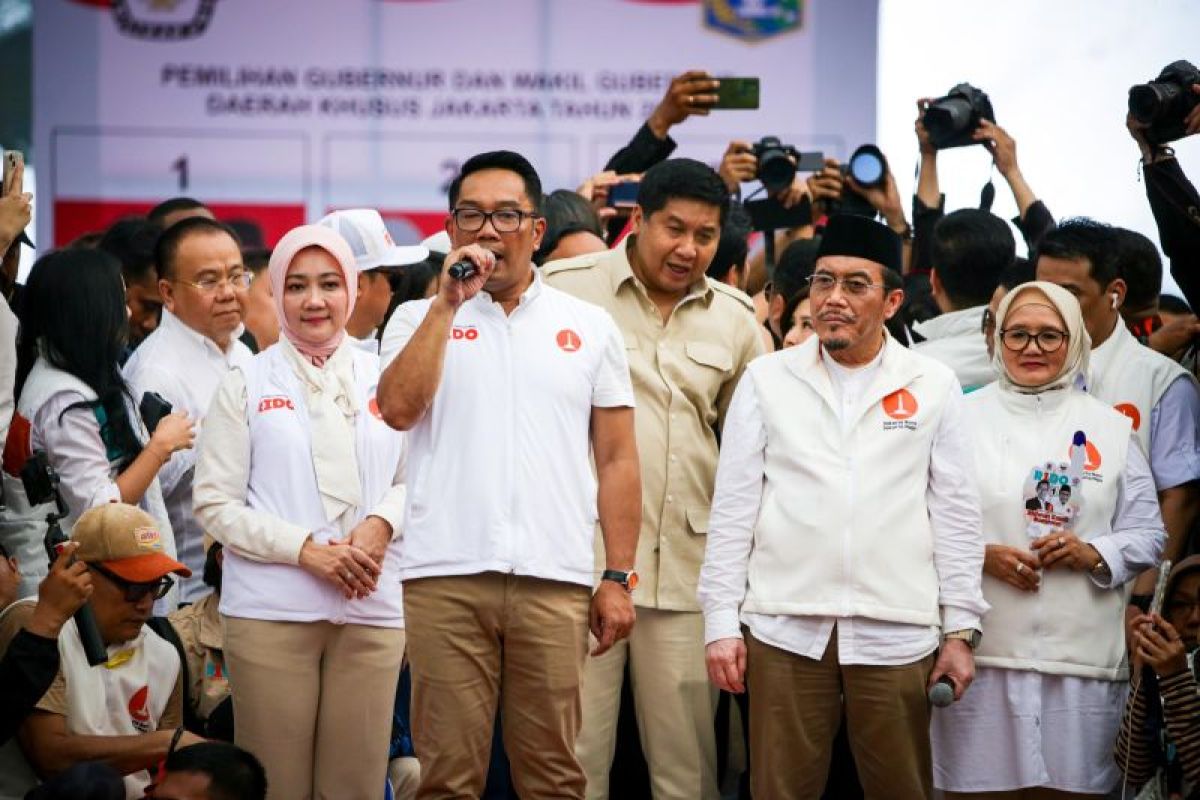 Pasangan RIDO didukung penuh Prabowo Subianto dan Jokowi