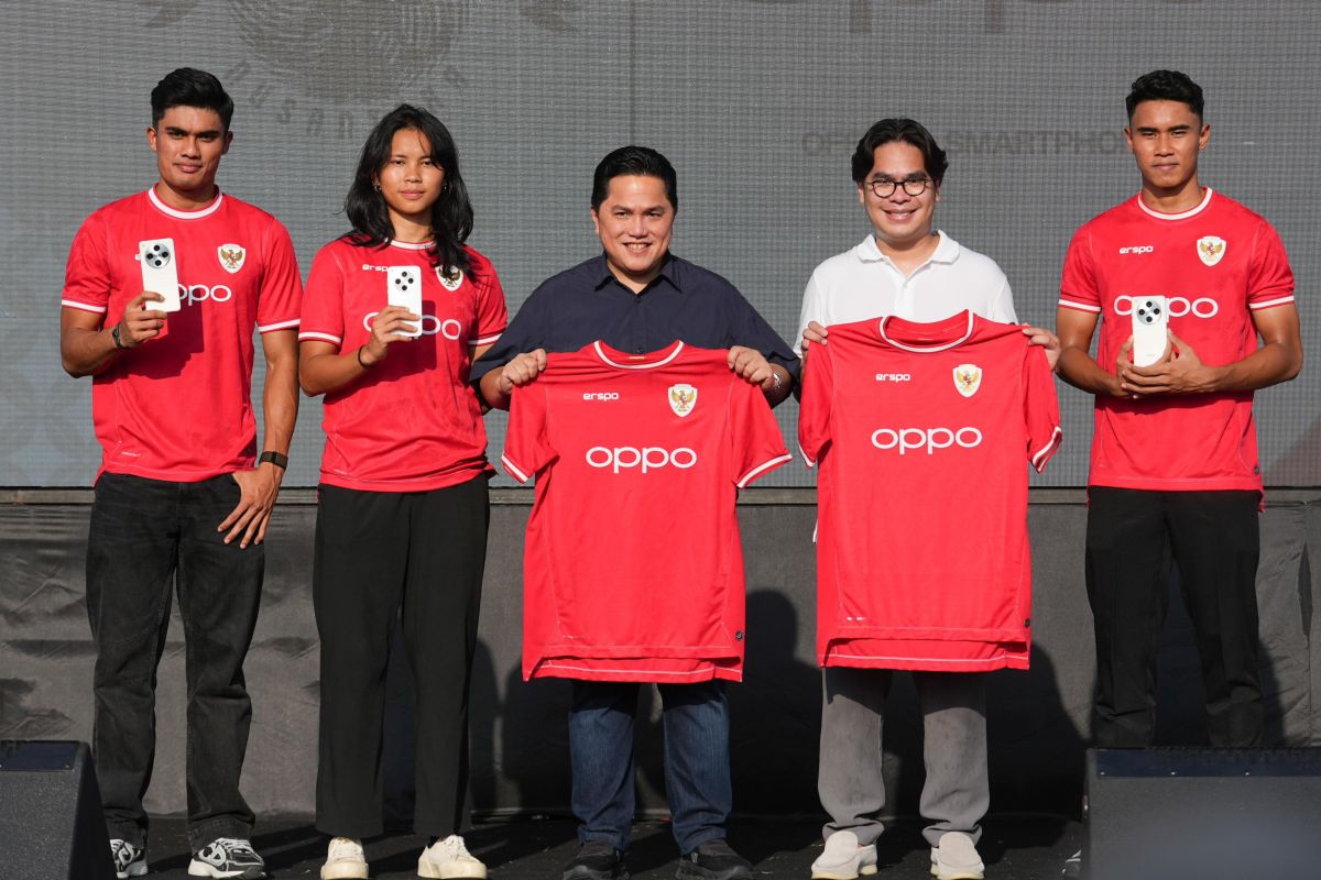 PSSI bermitra dengan Oppo, Erick minta timnas terus jaga kepercayaan