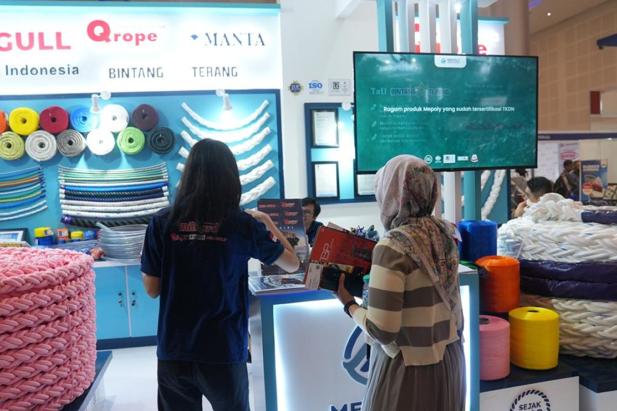 Mepoly Industry pamerkan inovasi tali dan selang berkualitas tinggi di INAMARINE 2024