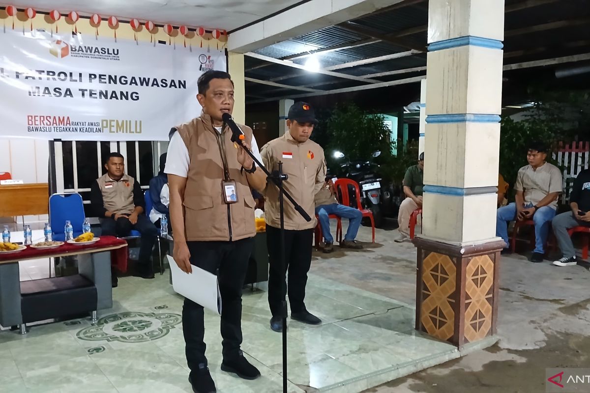 Bawaslu Gorontalo Utara siapkan patroli pengawasan masa tenang