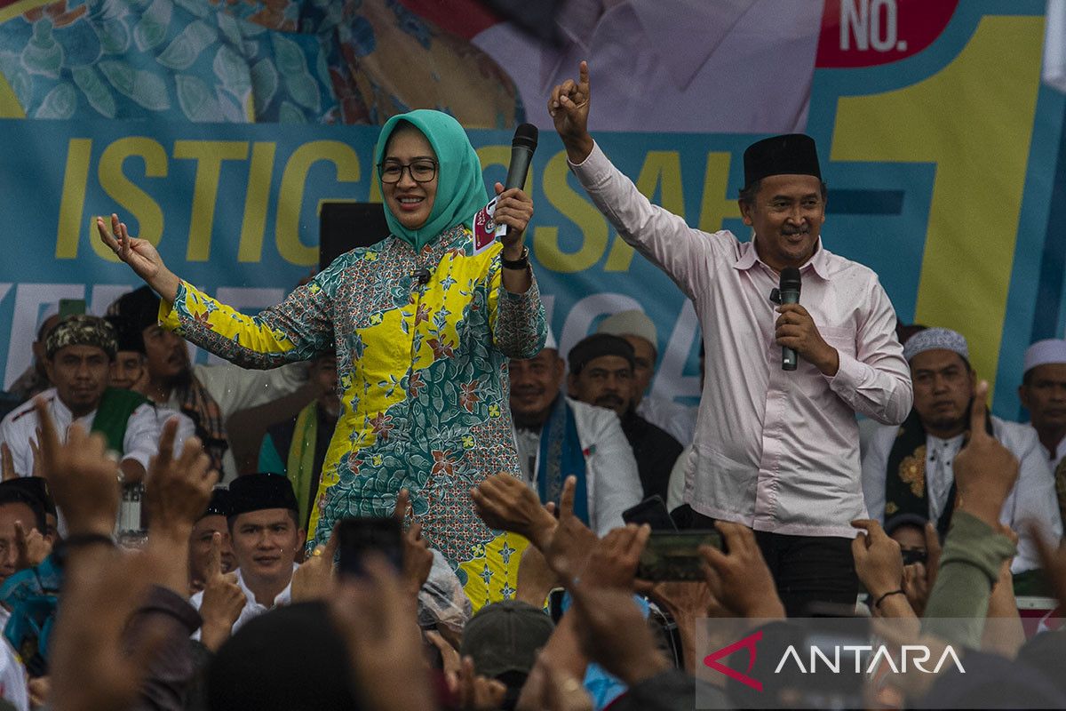 Kampanye Cagub-Cawagub Banten Airin-Ade di Pandeglang