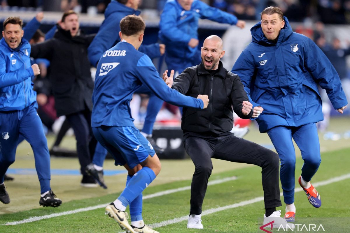 Hasil Liga Jerman: RB Leipzig takluk dari Hoffenheim, Eintrach Frankfurt menang tipis