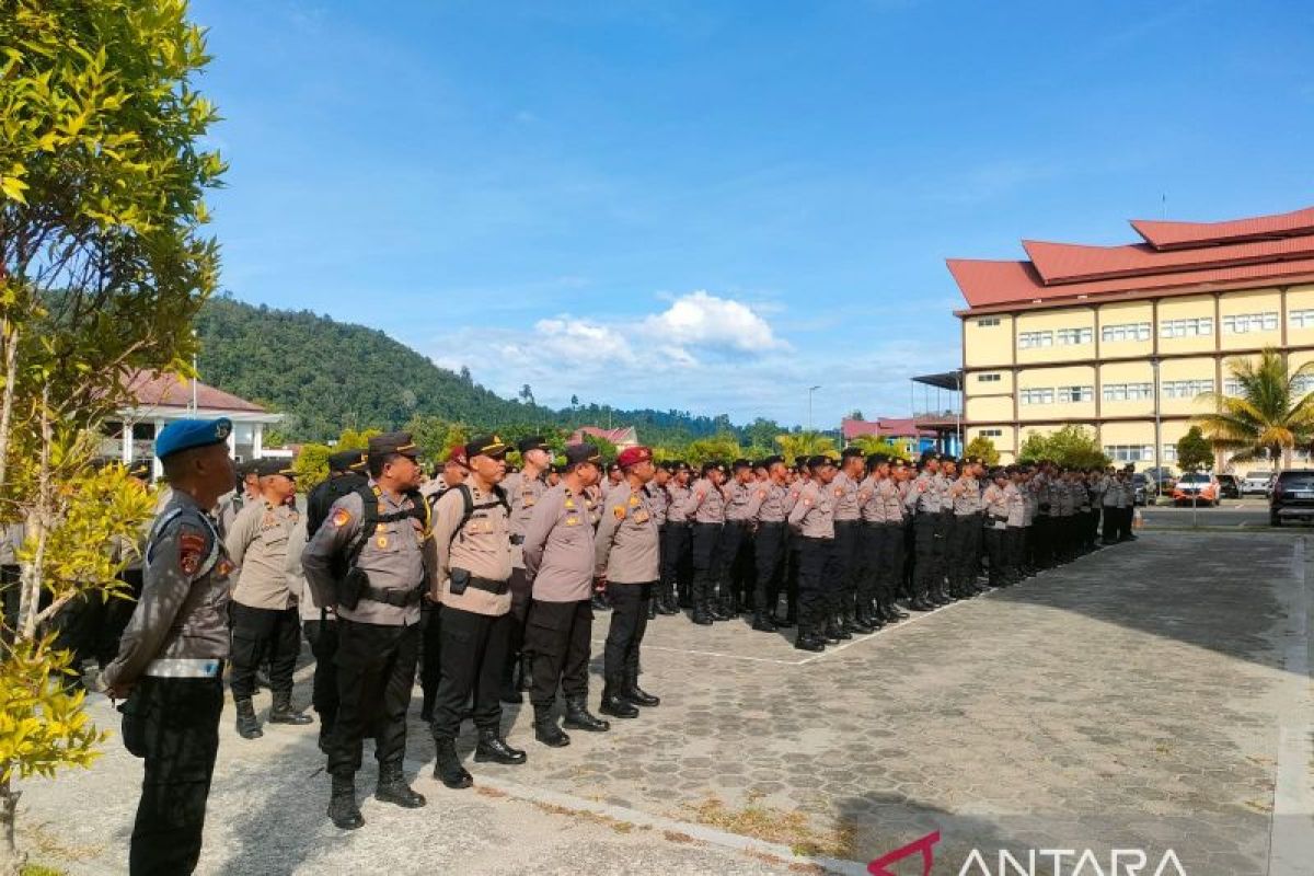 Polda kerahkan 311 personel BKO amankan Pilkada Manokwari dan Pegaf