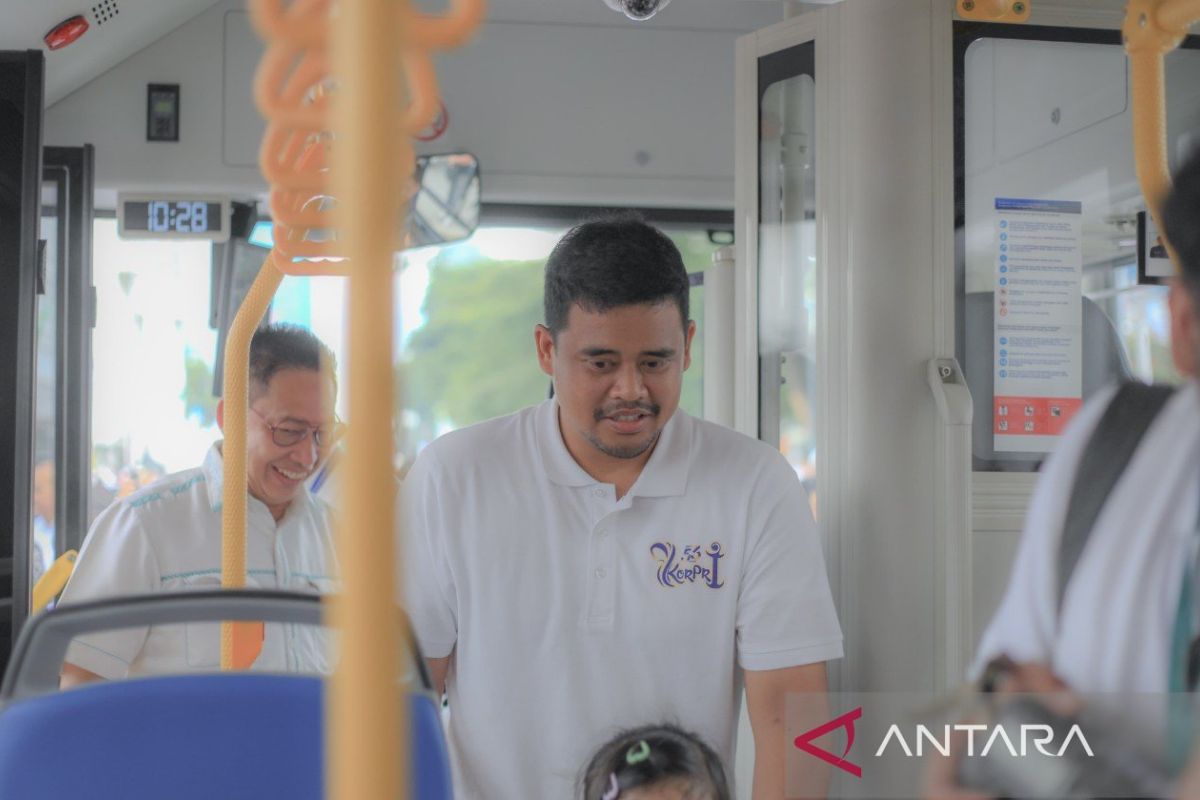 Wali Kota Medan luncurkan 60  unit bus listrik proyek Mastran BRT