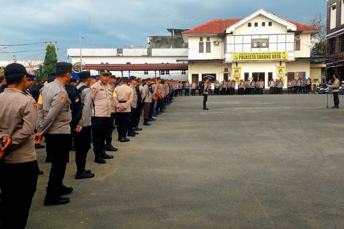 Polresta Sorong siagakan 514 personel amankan Pilkada 2024