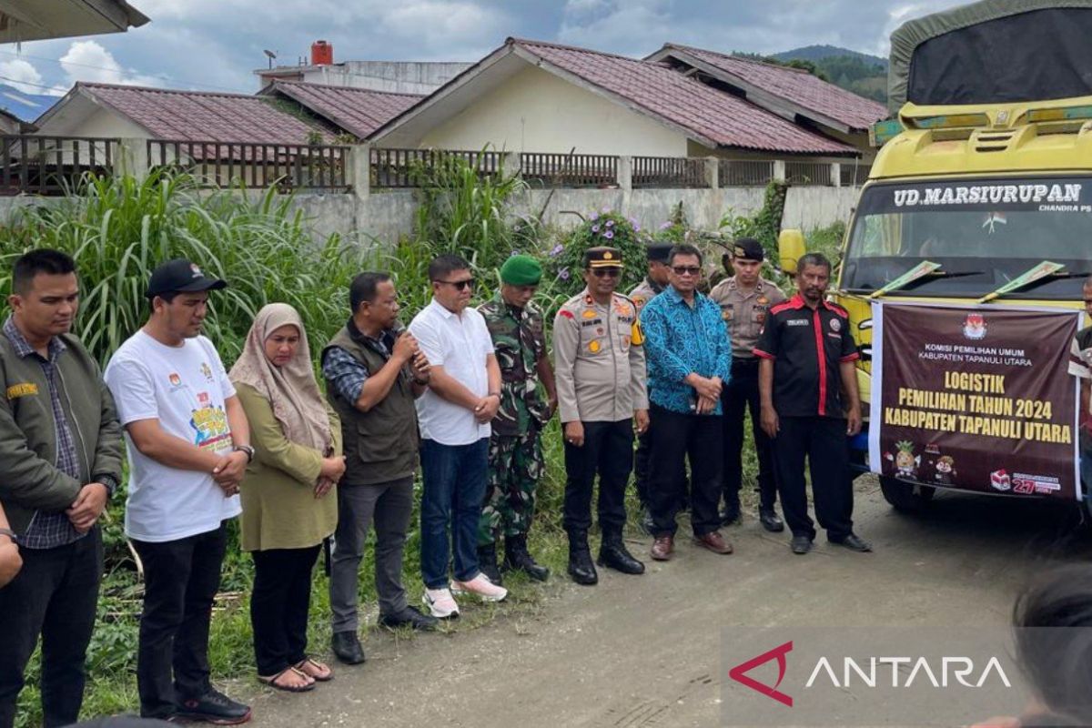 Pj Bupati Taput lepas pendistribusian logistik Pilkada