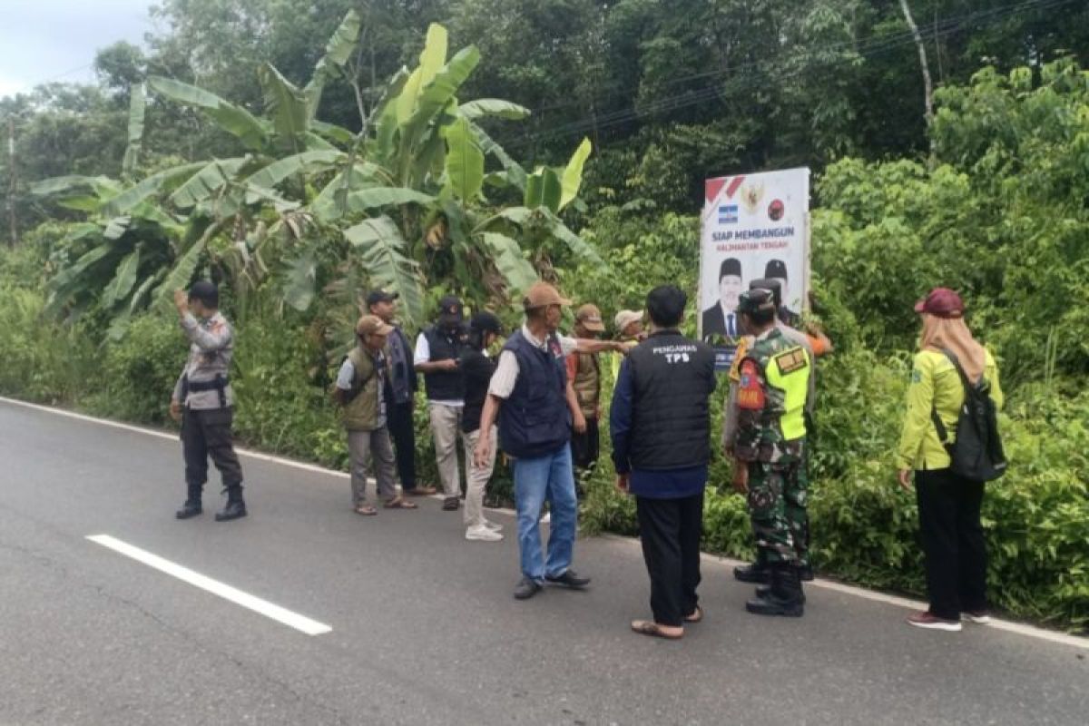 Tim gabungan di Kapuas lepas APK terpasang di masa tenang