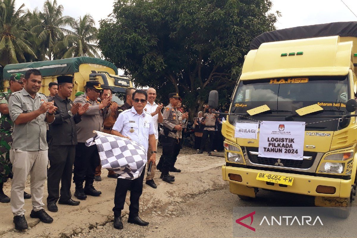 KPU Palas distribusikan logistik Pilkada 2024 ke 8 Kecamatan