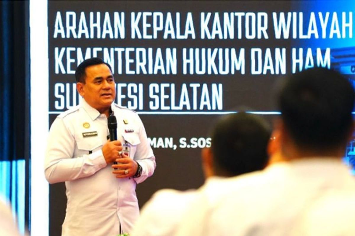 Kemenkumham Sulsel imbau Jajarannya jaga netralitas pada Pilkada 2024