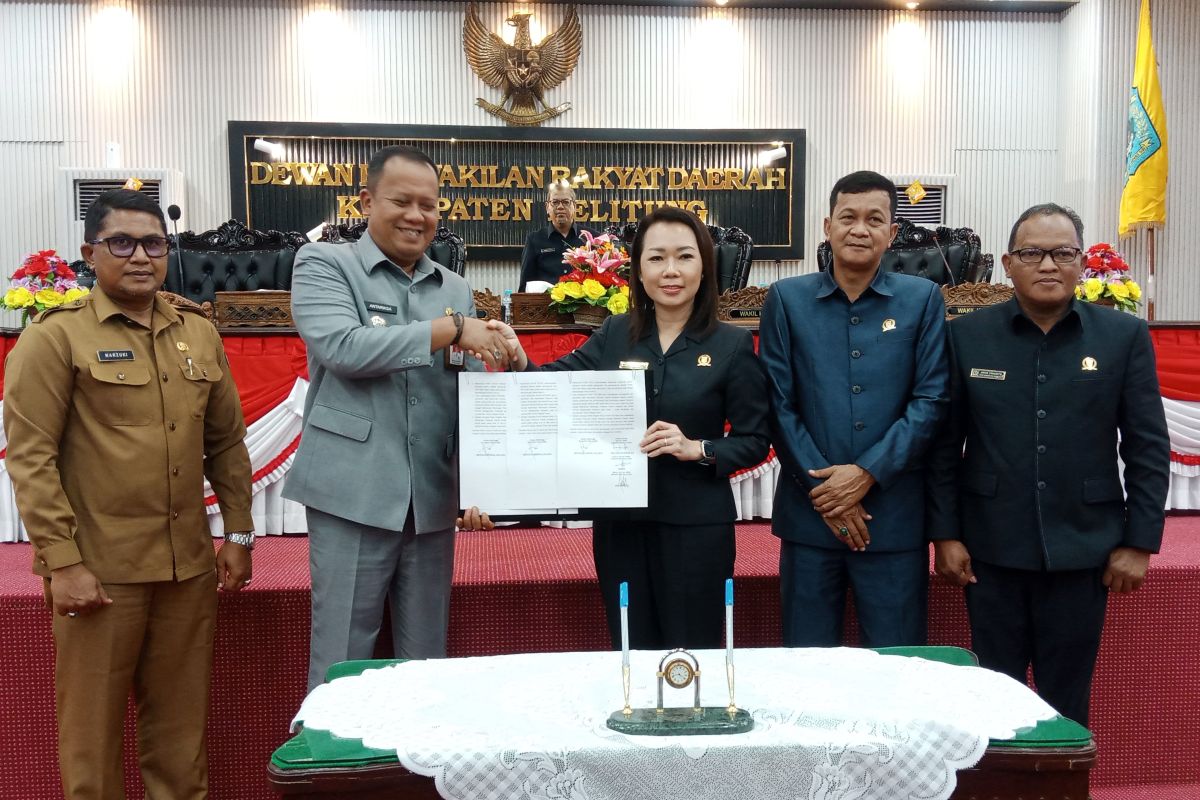 DPRD Belitung sahkan raperda APBD 2025