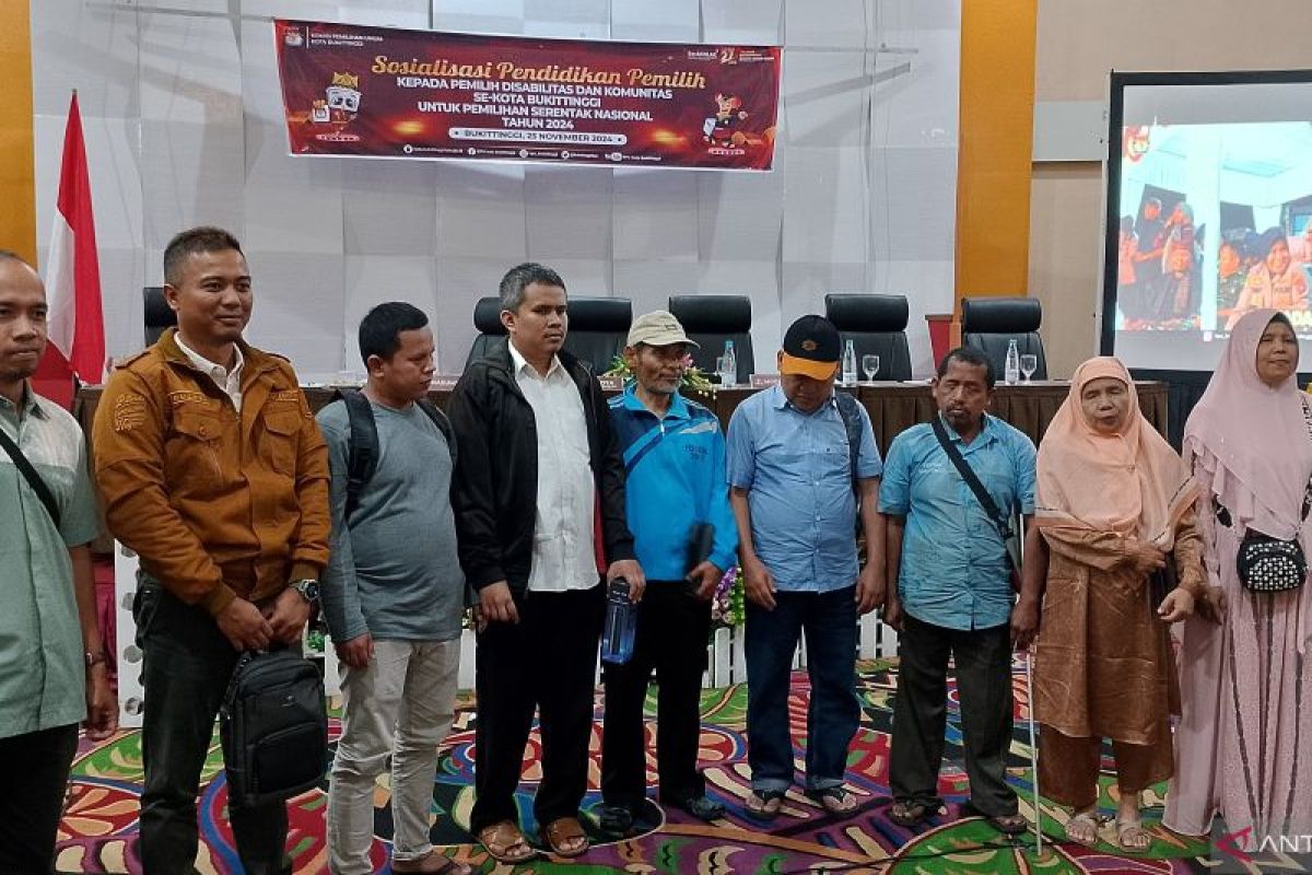 KPU Bukittinggi pastikan fasilitasi pemilih disabilitas di Pilkada 2024