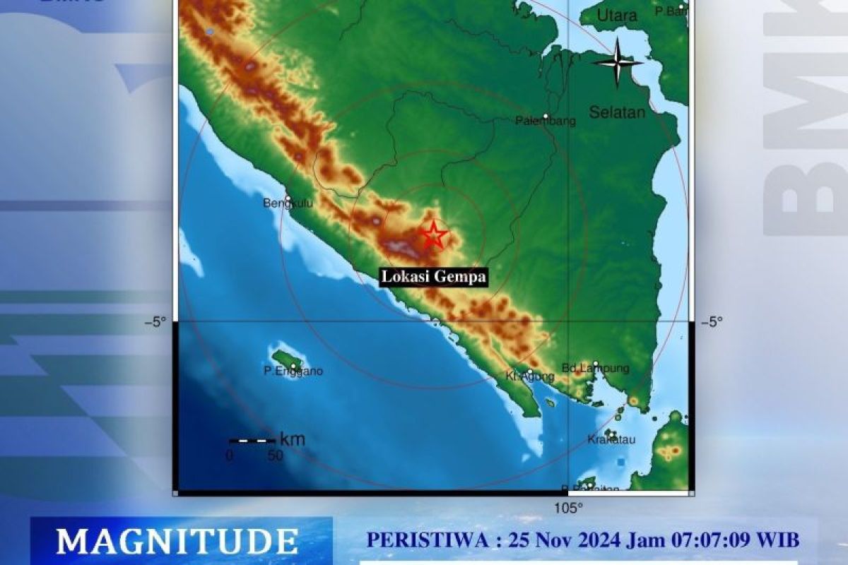 BPBD: Tiga kali gempa di OKU tidak  berdampak kerusakan